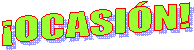 ¡OCASIÓN!
